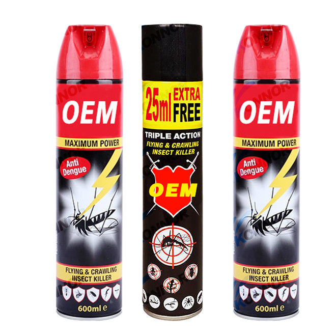 OEM High Efficiency Mosquito Aerosol Bed Bug Insect Killer Spray 400ML